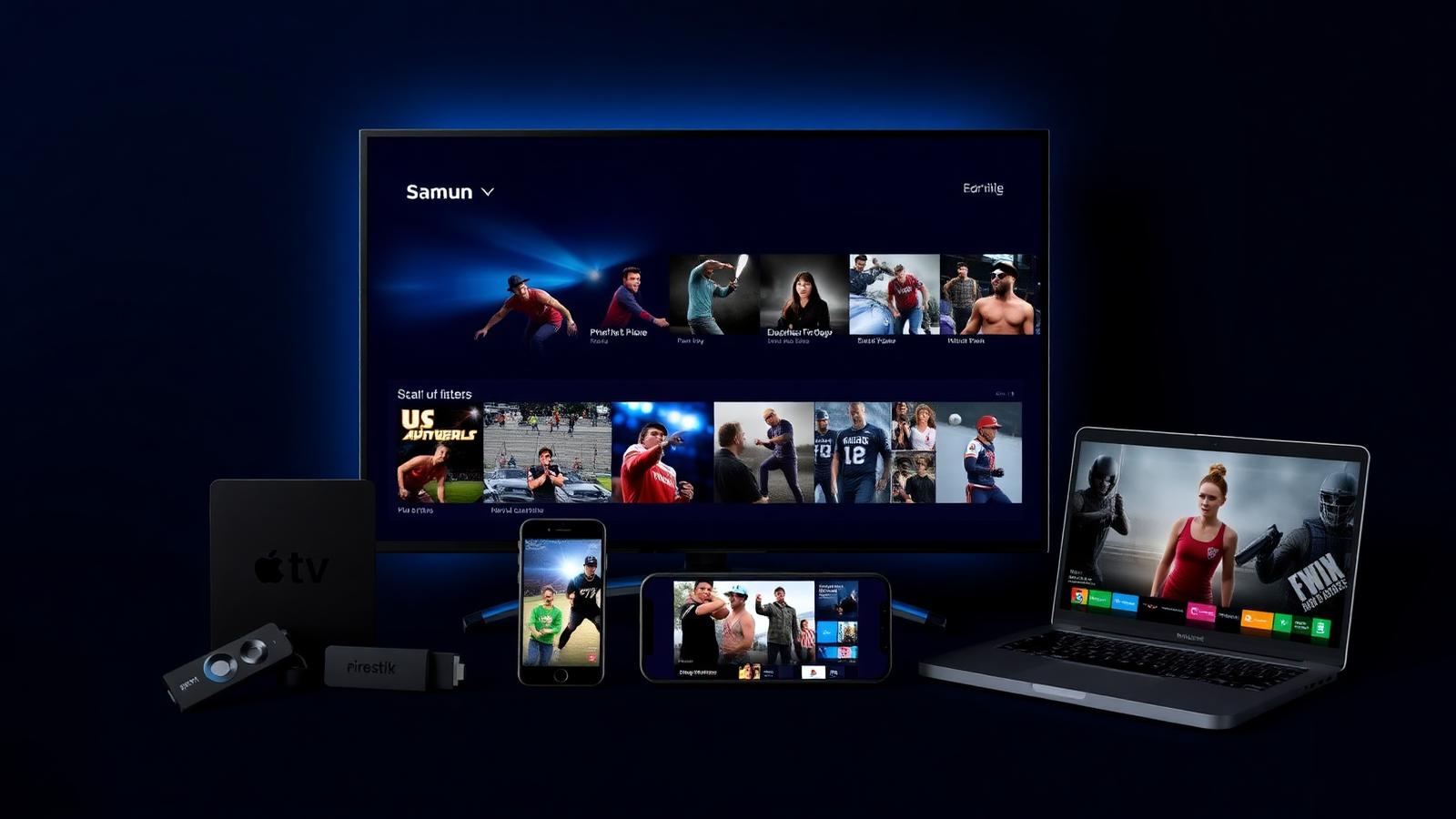 IPTV Zoro on Firestick, Apple TV, Samsung, iPhone, laptop